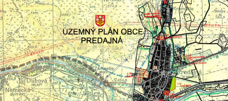 Územný plán obce obce Predajná